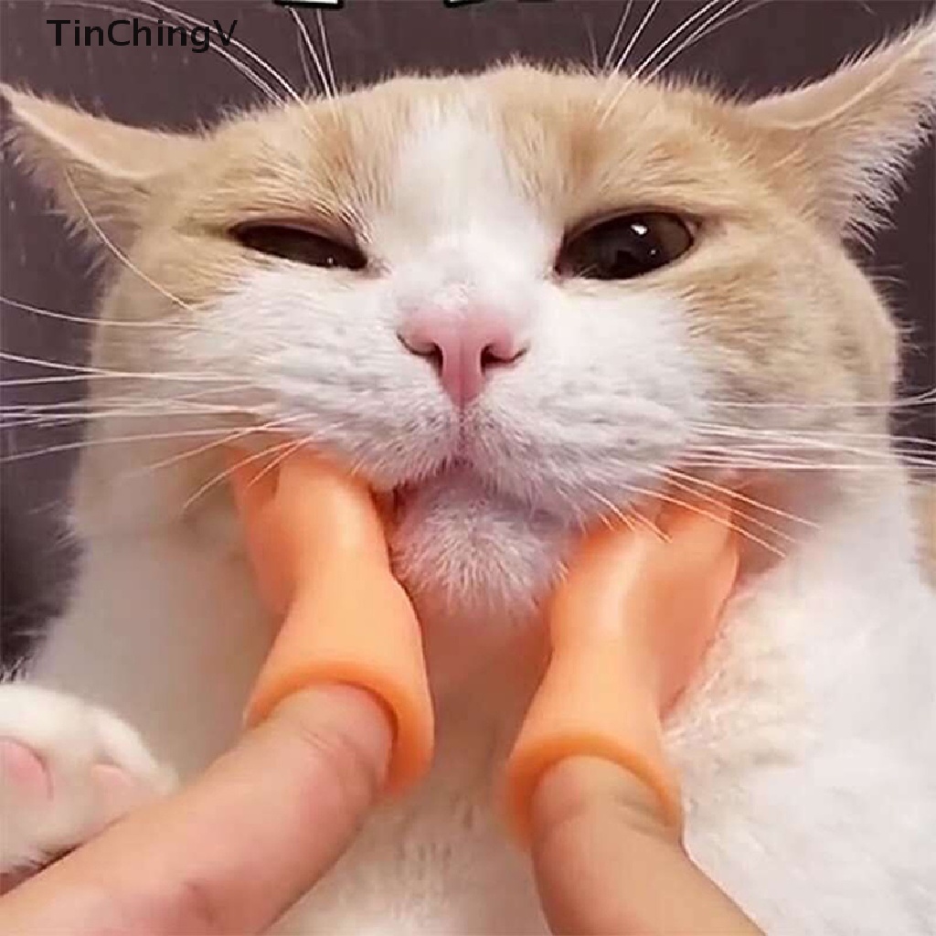 Bộ 2 Ngón Tay Đồ Chơi Mini Họa Tiết Hoạt Hình Sáng Tạo Vui Nhộn