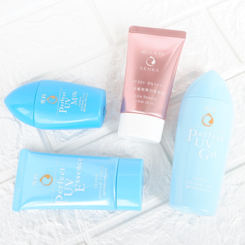  Kem Chống Nắng SENKA Perfect UV Essence SPF50+ PA++++ 50gr Npp Shoptido | BigBuy360 - bigbuy360.vn