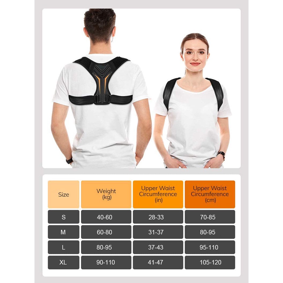 [Hàng mới về] Đai điều chỉnh tư thế lưng thẳng vô hình thoảI mái