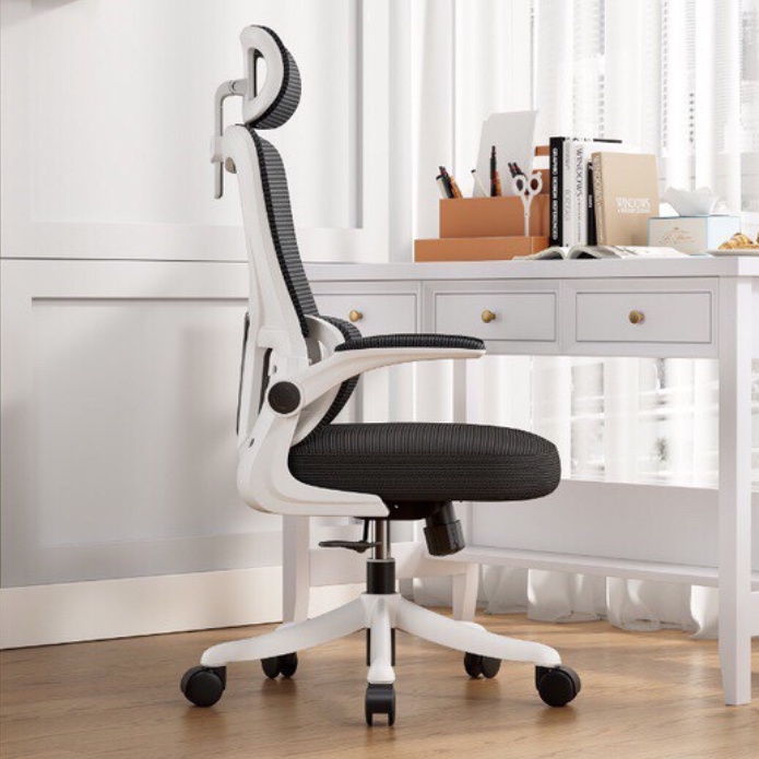 Ghế văn phòng, ghế lưng lưới công thái học ergonomic thông minh phiên bản đặc biệt có thiết kế giá đỡ l