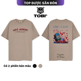 [Mã BMLT30 giảm đến 30K đơn 299K] Áo thun tay lỡ Crayon unisex chính hãng local brand TOBI - 100% Cotton, thoáng mát