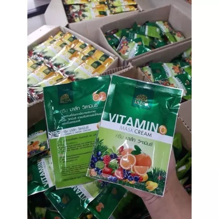 Ủ Trắng LADA VITAMIN C MASK CREAM Thái Lan | BigBuy360 - bigbuy360.vn