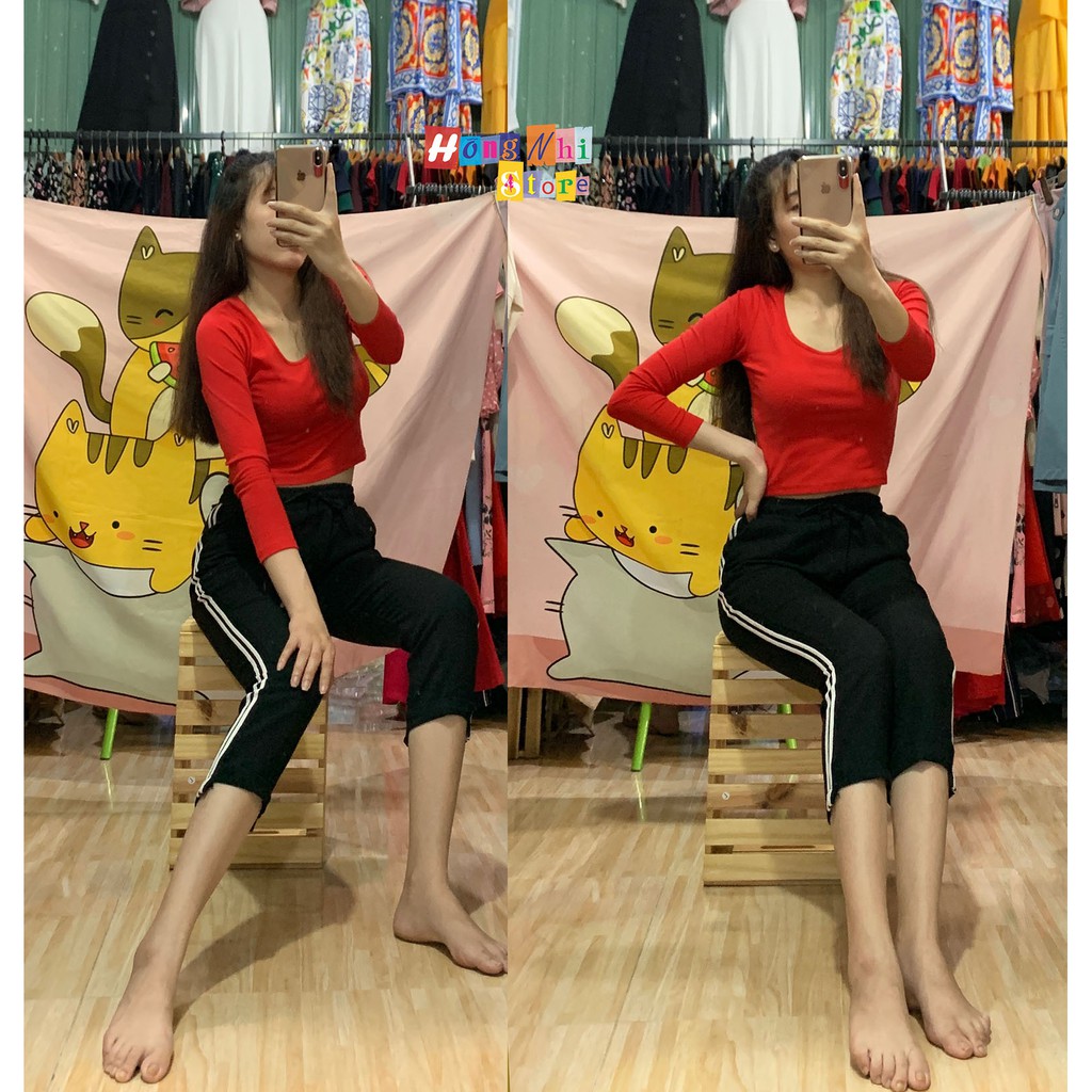 QUẦN BAGGY 2 SỌC XẮN LAI LƯNG THUN 9 TẤC