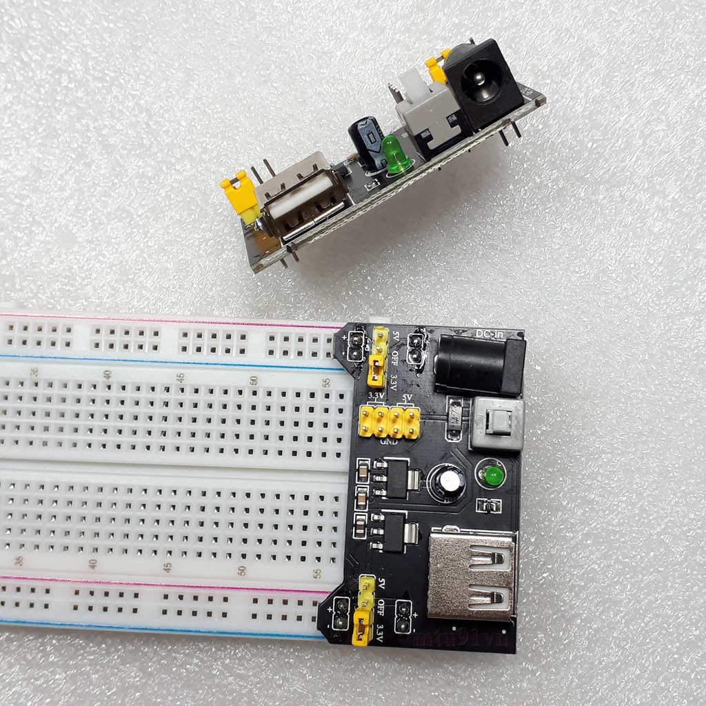 Mạch Nguồn 5V / 3.3V Cắm Board Test MB-102 (Breadboard MB-102)