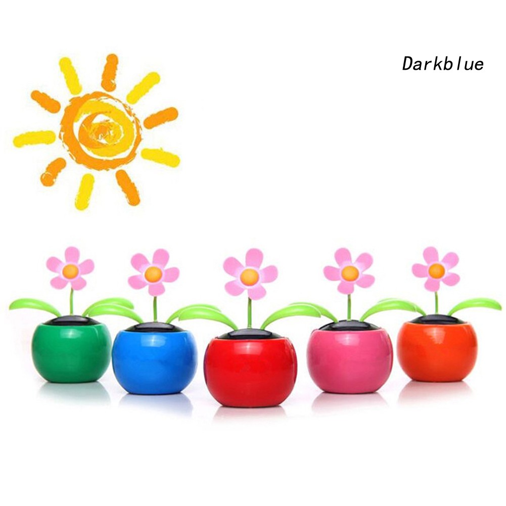 Đồ Chơi Hình Hoa Lá Lật Chạy Bằng Năng Lượng Mặt Trời