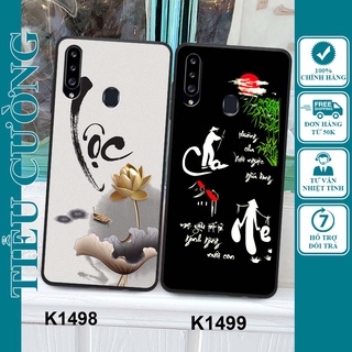 Ốp Samsung A20s in hình thư pháp siêu đẹp, bền và rẻ