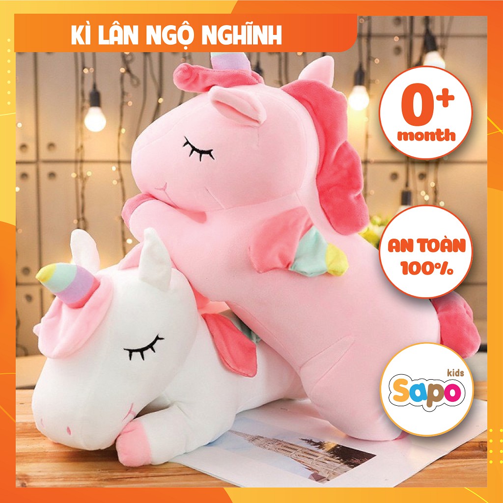 Thú Bông Kỳ Lân Ngộ Nghĩnh Ngựa Pony 1 Sừng