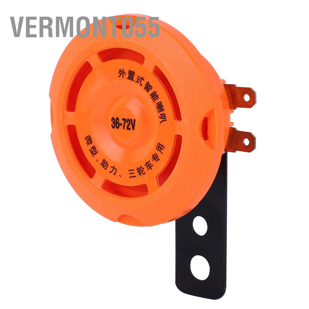 Hàng Hot Chuông còi điện tử thông minh chống nước cho xe đạp 36V / 48V 60V 72V Vermont055 Hàng giao ngay