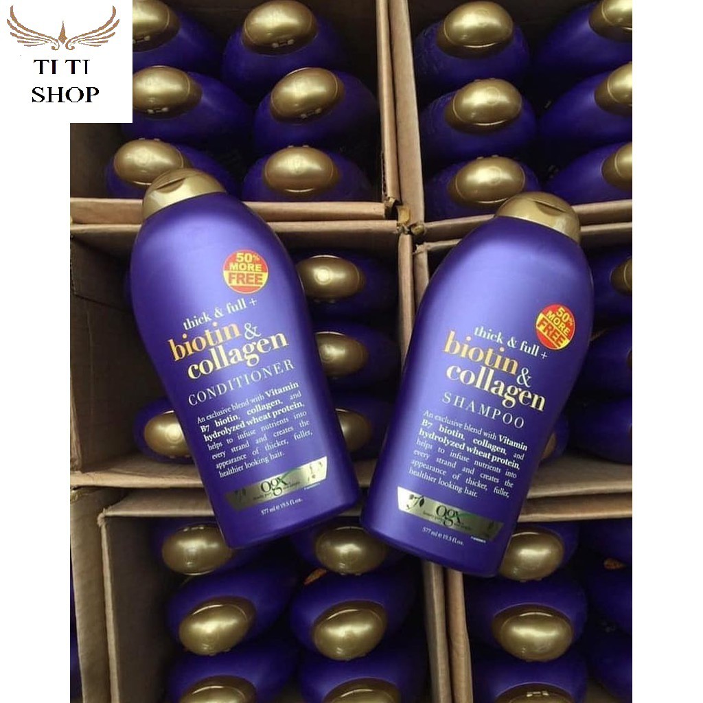 Dầu Gội BIOTIN COLLAGEN Giúp MọcTóc Cải Thiện Tóc 577ml | BigBuy360 - bigbuy360.vn