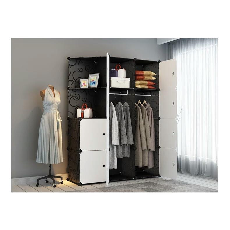 Tủ nhựa ghép đựng quần áo 12 ô