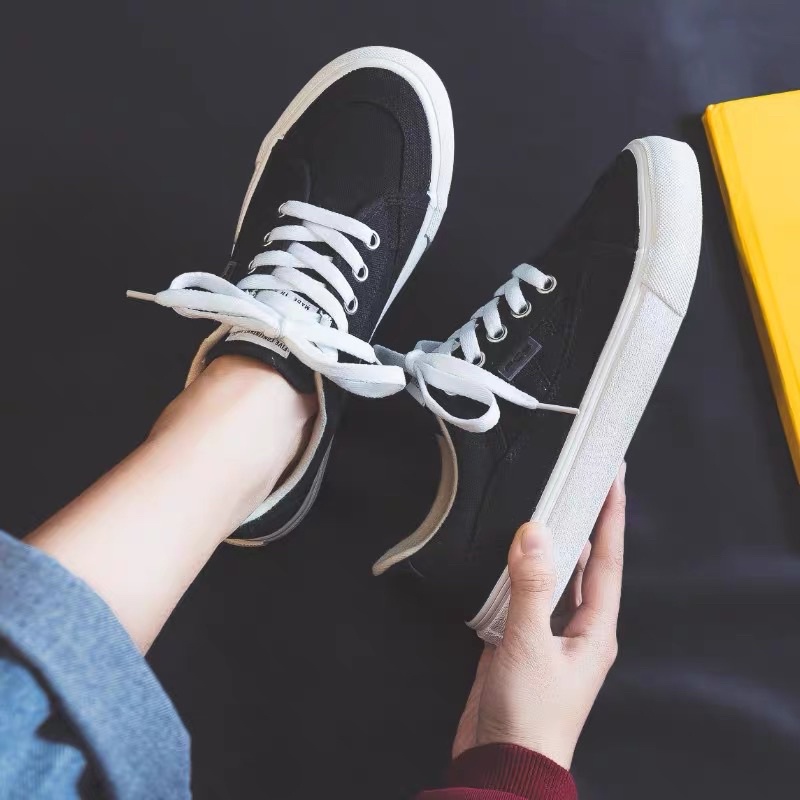 Sneaker Giày vải nữ thể thao 4 màu mẫu mới 2022