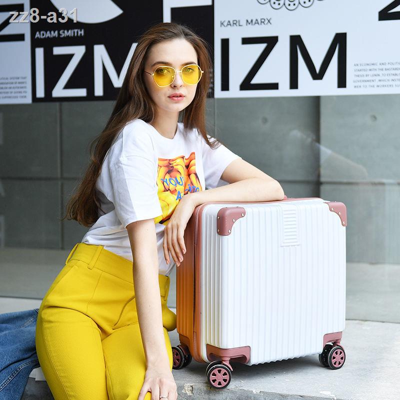 Vali nhỏ khung nhôm cho nữ 18 inch Hộp đựng đồ lên máy bay mini dễ thương mật khẩu 20 chiếc khoảng cách ngắn