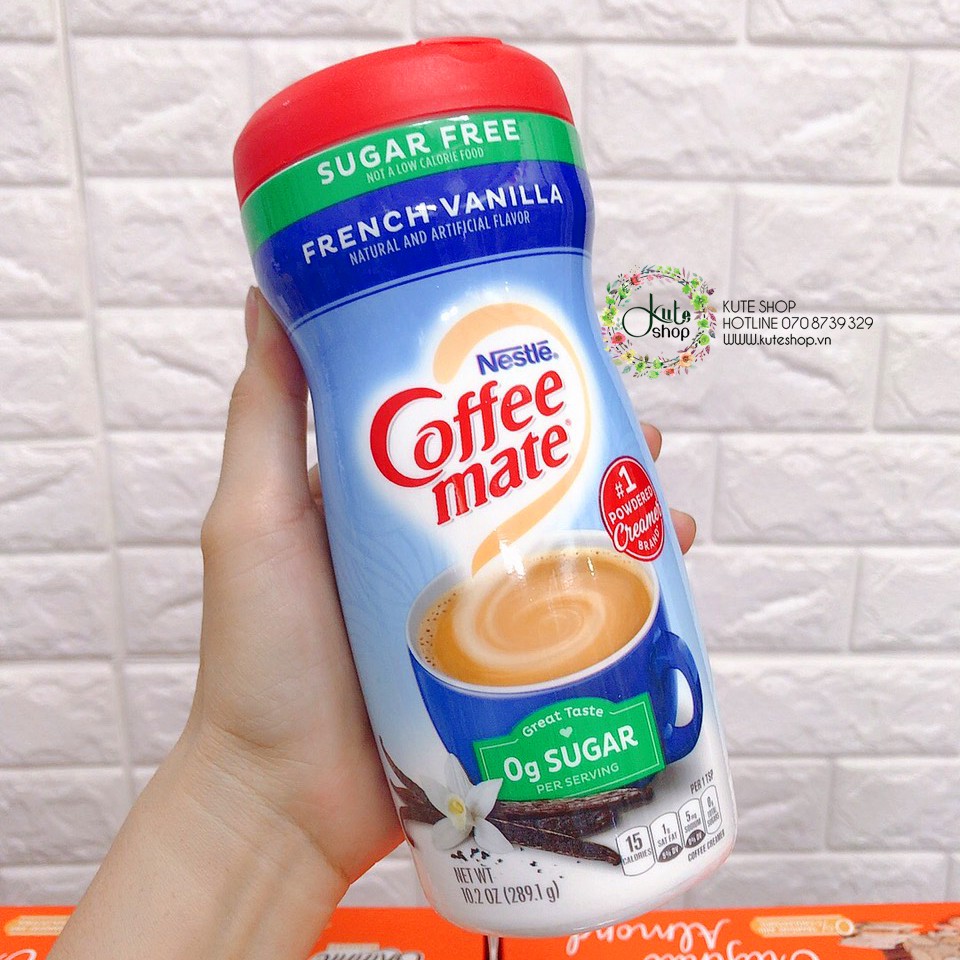 {HSD 2022} Bột kem pha cafe Nestle Coffee Mate THE ORIGINAL & FRENCH VANILLA Sugar Free