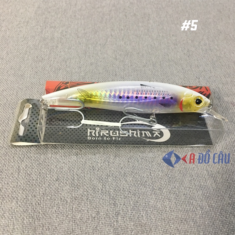 Mồi giả Samurai Hirushima câu gành biển, cá Nhồng, Hồng, Mú chạy cá Thu
