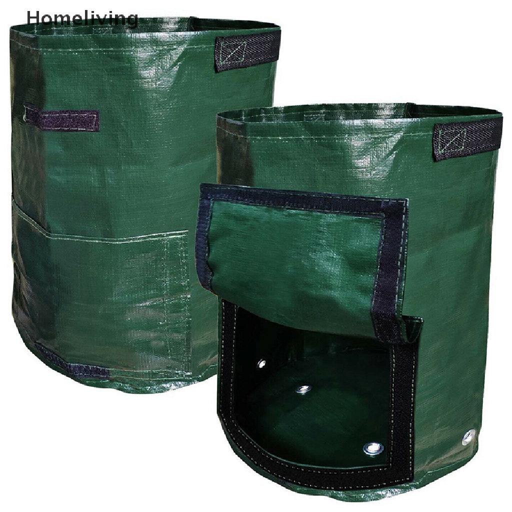 Túi Trồng Khoai Tây Bằng PE Chống Thấm Nước 3 / 5 / 7 / 10 Gallon Tiện Dụng Cho Sân Vườn