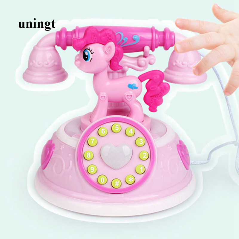 Điện thoại đồ chơi họa tiết My Little Pony phát nhạc giúp giáo dục và phát triển cho bé