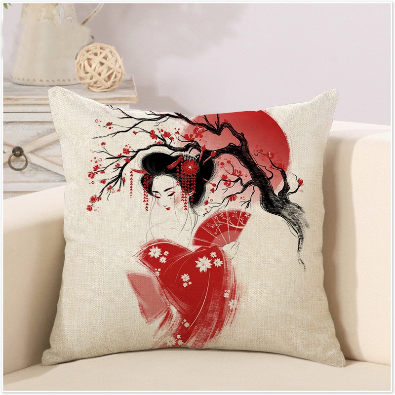 Vỏ Gối 45*45cm Phong Cách Vintage