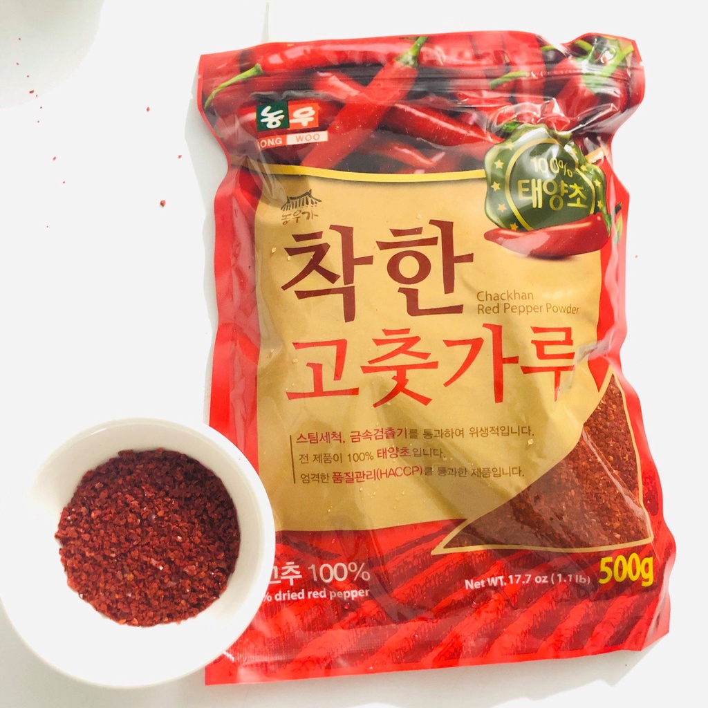 BỘT ỚT HÀN QUỐC LÀM KIM CHI GÓI 500GR Vảy