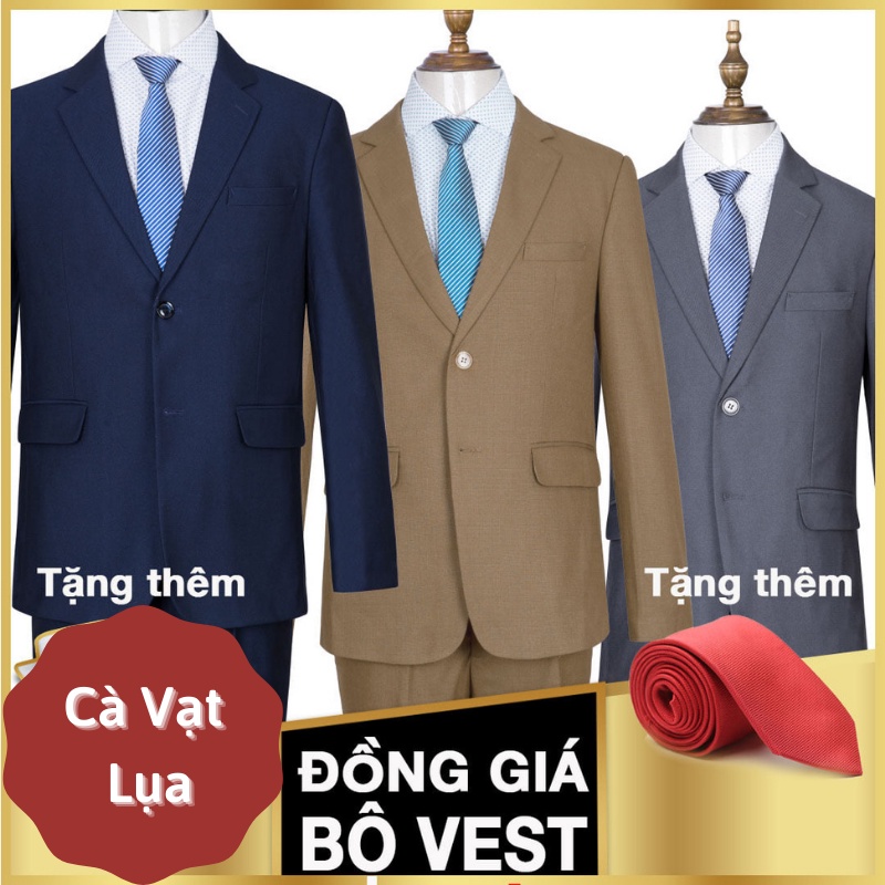 Bộ Comple Veston Trung Niên Trung Tuổi Gồm Quần + Áo Cao Cấp