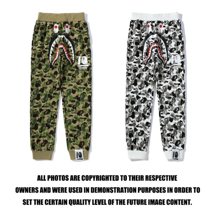 Bape Thời Trang In cotton unisex Quần Âu