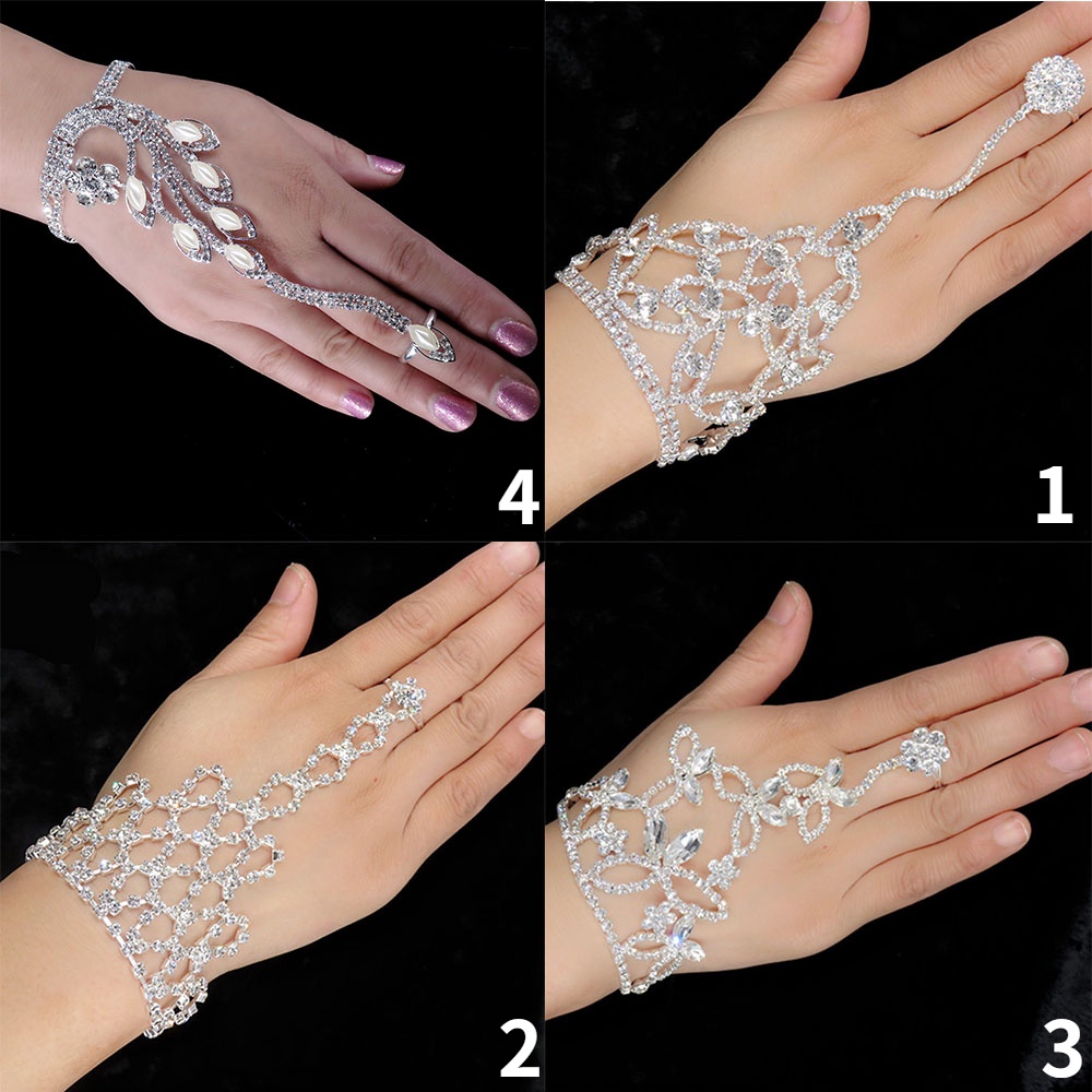 Vòng Tay Kèm Nhẫn Thiết Kế Đơn Giản Thời Trang Sang Trọng Cho Nữ