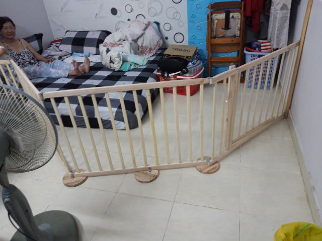 Cũi 3D cho bé 4 cánh nang dẹp