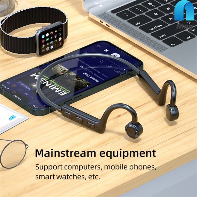 Tai Nghe Bluetooth Ning Ks-19 Truyền Âm Qua Xương Chống Thấm Nước Có Dây Đeo Cổ Tiện Dụng
