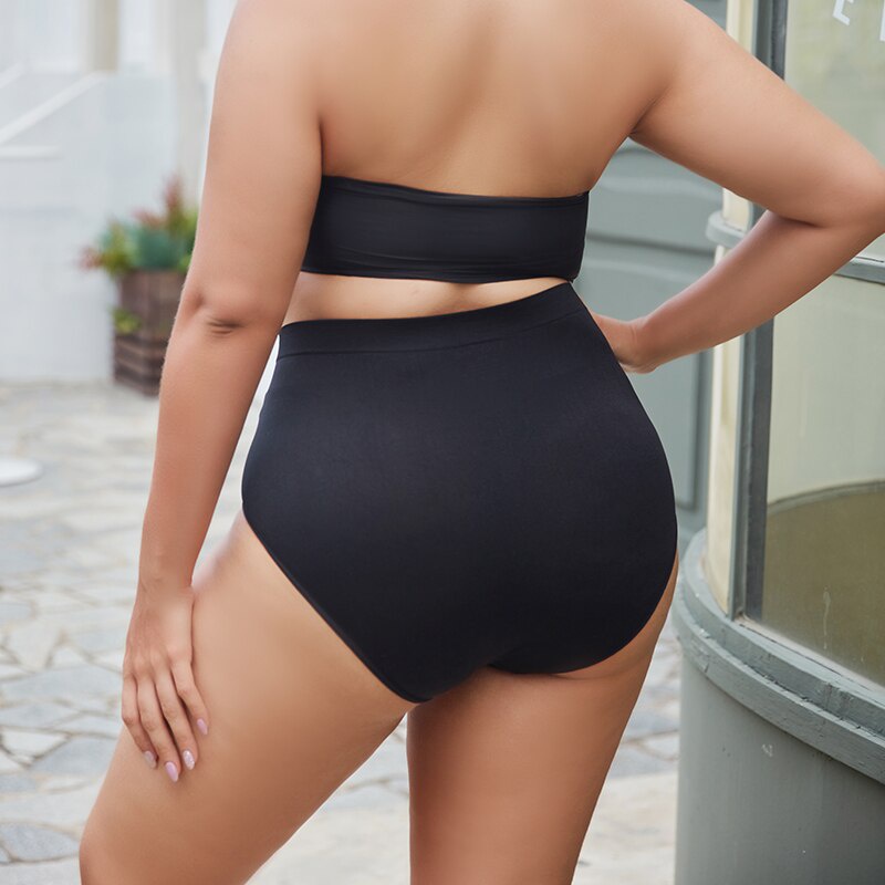 Quần lót CUTEBYTE lưng cao định hình cơ thể plus size M-3Xl thời trang cho nữ