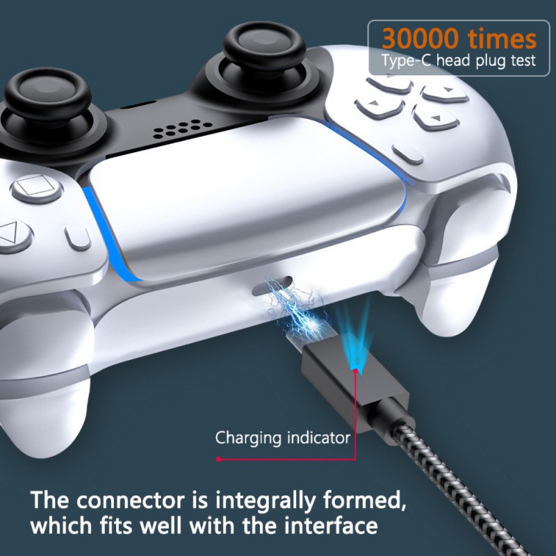 Cáp Sạc Nhanh Type-C Cho Tay Cầm Chơi Game PS5 / Xbox Series X / S / Switch Pro