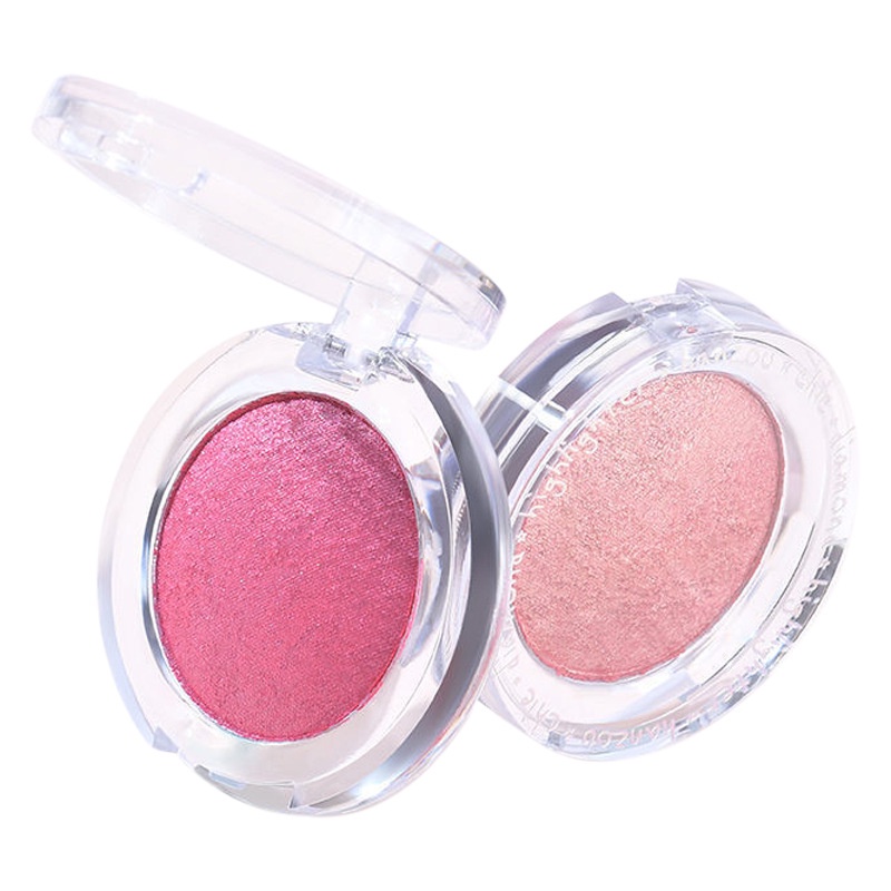 Phấn bắt sáng Highlight ô tròn ánh nhũ lấp lánh làm nổi bật tone da, Phấn nhũ bắt sáng kim tuyến lấp lánh hàng nội địa