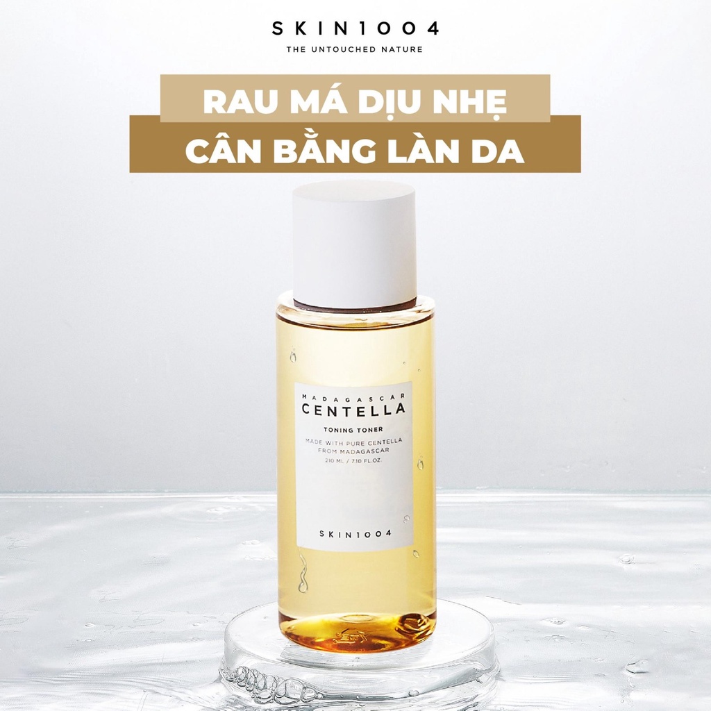 Nước Hoa Hồng Skin1004 Toner Madagascar Centella Toning Rau Má Dịu Nhẹ 210ml
