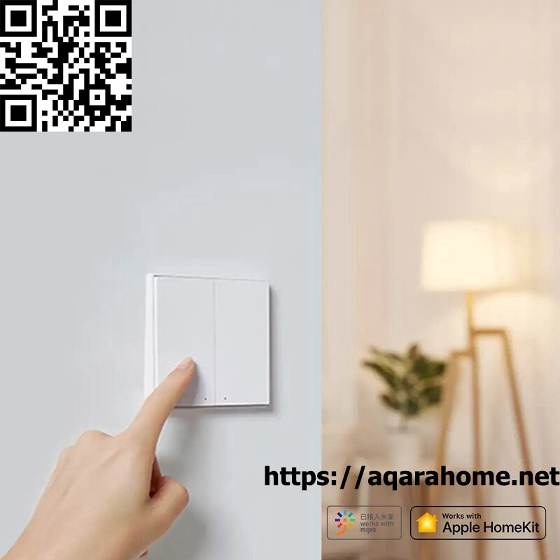 Công Tắc Thông Minh Aqara D1 Zigbee Bản Mới 2020 - Aqara Xiaomi D1 Âm Tường Hỗ Trợ Homekit Chính Hãng