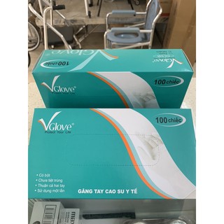 Găng tay y tế có bột Vglove các cỡ