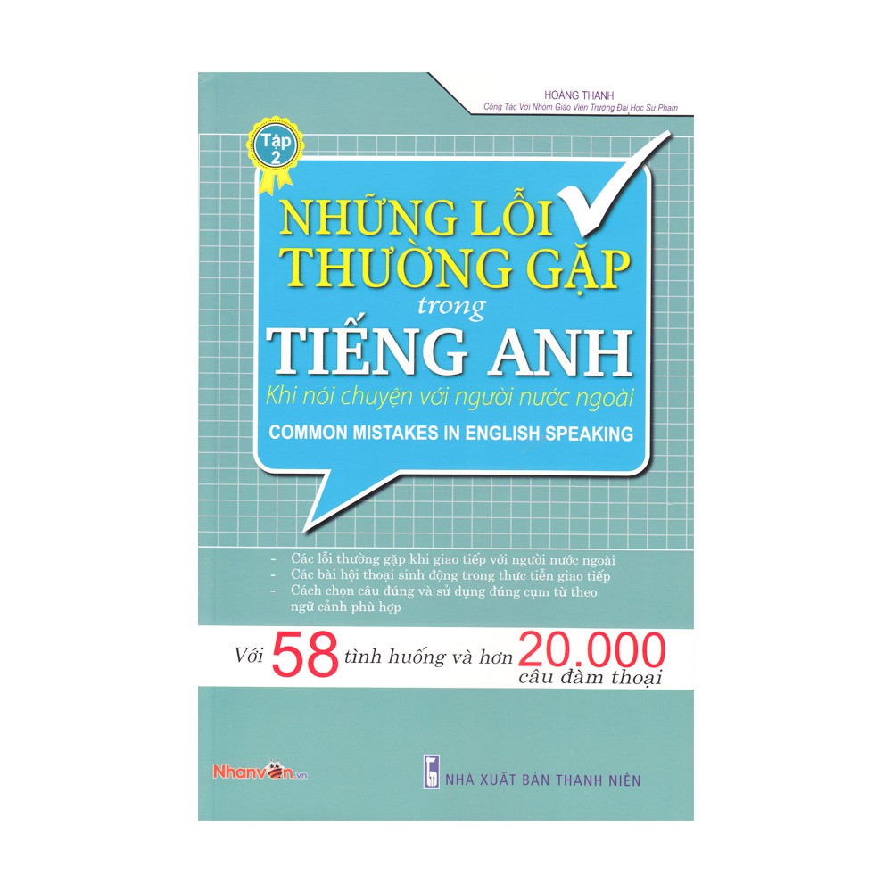 Sách - Những lỗi thường gặp trong tiếng Anh khi nói chuyện với người nước ngoài - Tập 2