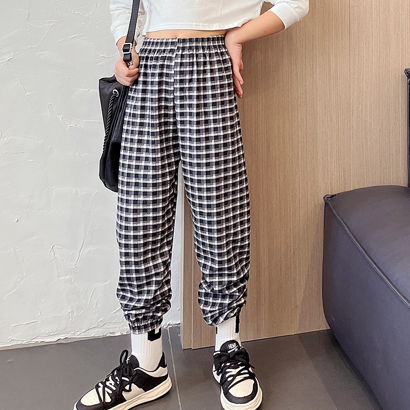 YAOEENH Quần Dài Dáng Rộng 100-150cm Phong Cách Hàn Quốc Thời Trang Xuân Thu Xinh Xắn Cho Bé