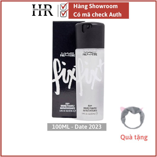 [TEM CHÍNH HÃNG] Nước xịt khoáng hoàn tất trang điểm MAC Prep + Prime Face Fix+ - Make Up Setting Spray 100ml