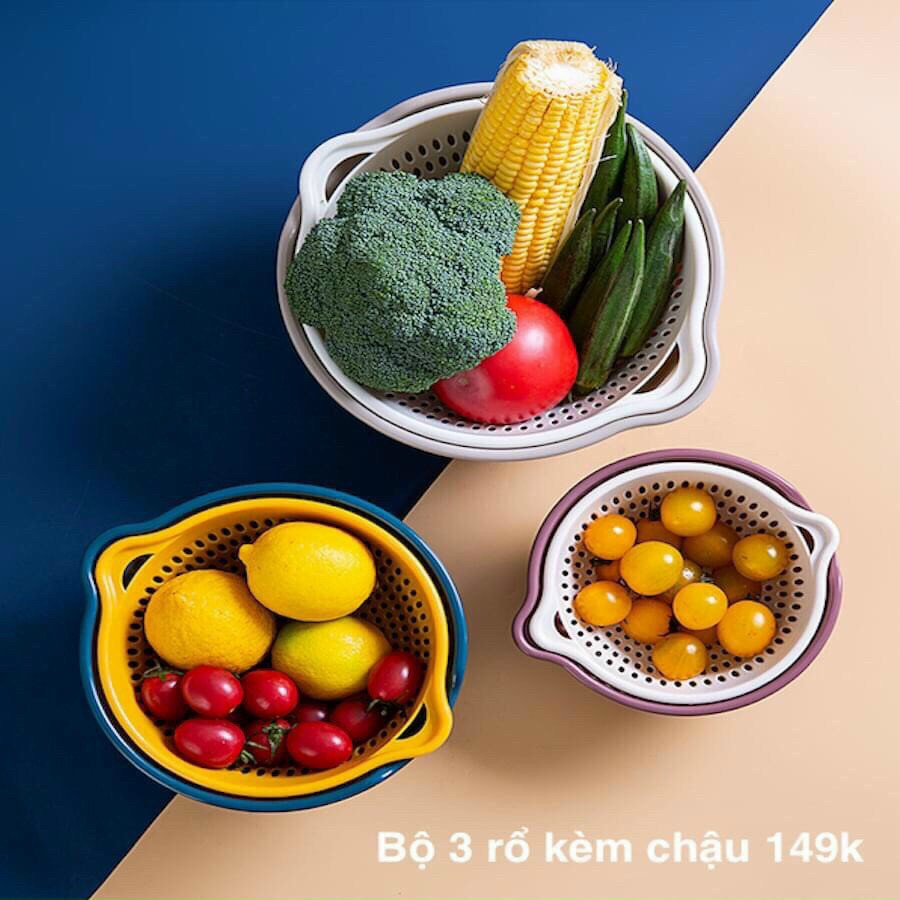 SET 6 MÓN RỔ VÀ CHẬU VUÔNG