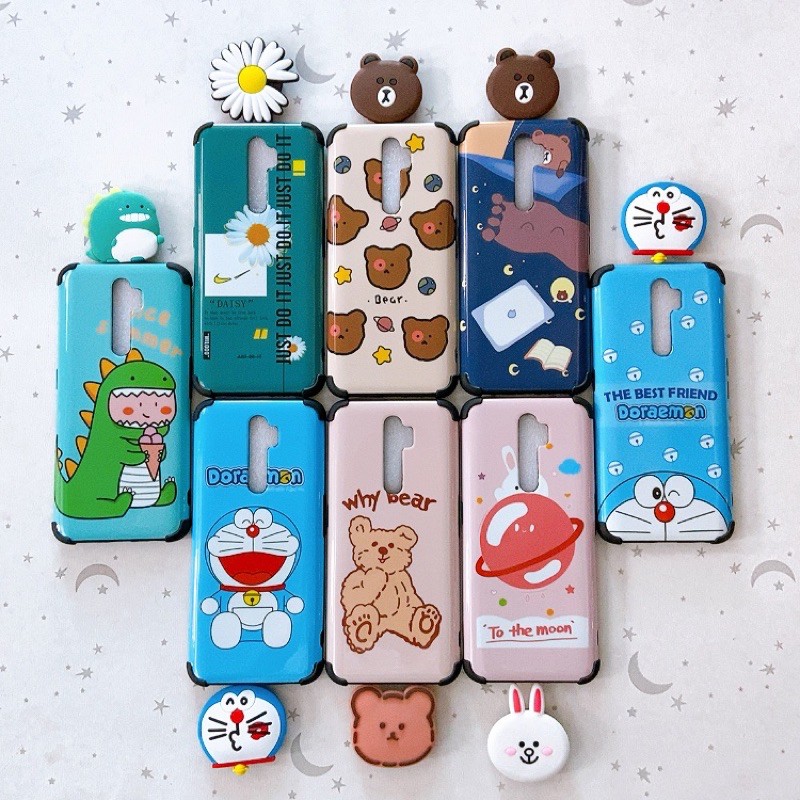 Ốp lưng idm Hàn Quốc kèm pop Oppo A5 2020/A9 2020/A54 4G/A74 4G/A95