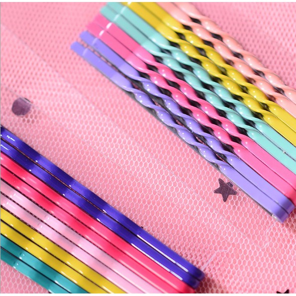 Set 2 bộ Kẹp tăm màu sắc Trend Jennie BlackPink