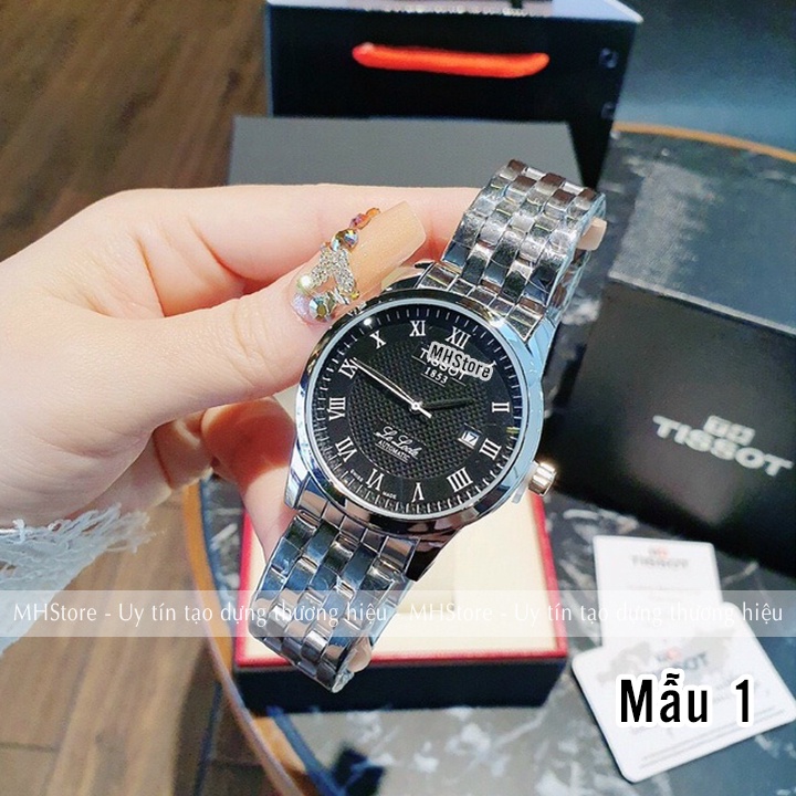 Đồng hồ nam TS 1853 dây thép không gỉ, mặt vân cực đẹp giá rẻ, sang trọng lịch lãm [Tặng tháo dây] | BigBuy360 - bigbuy360.vn