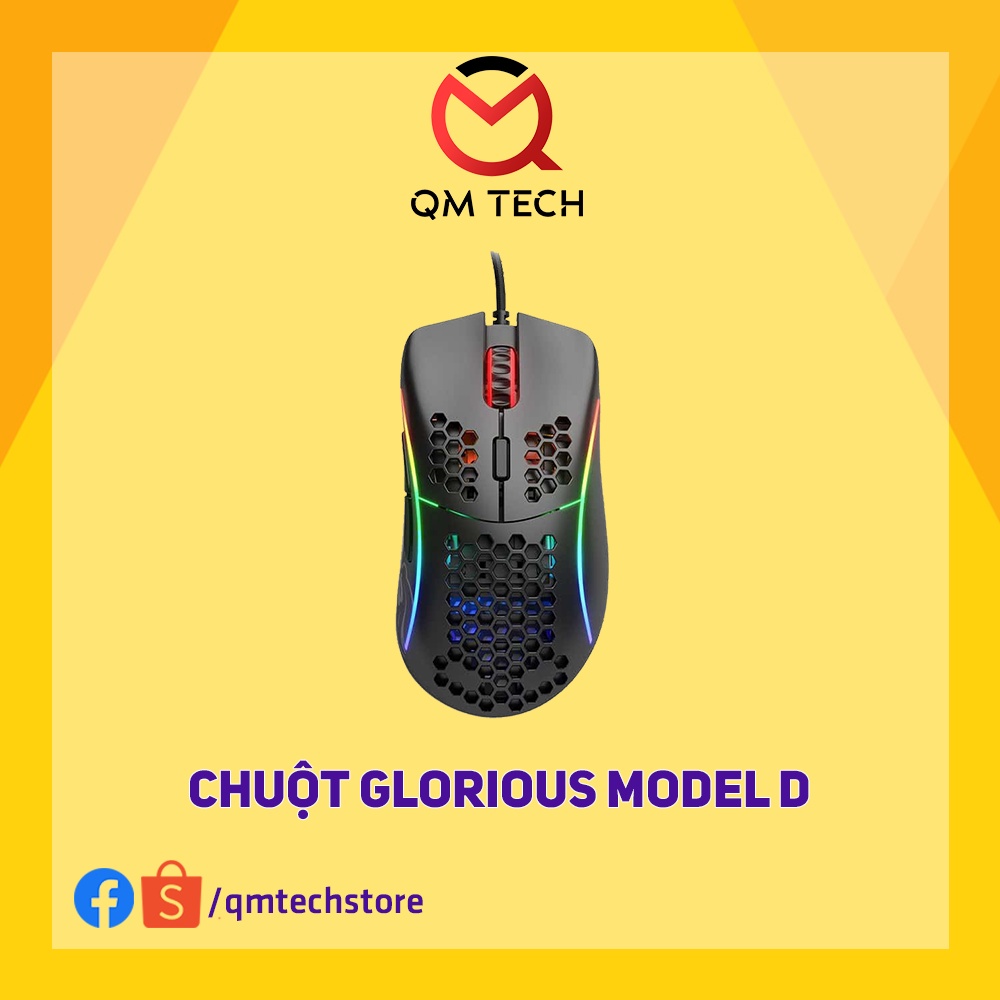 Chuột Glorious Model D Likenew Fullbox bảo hành hãng dài