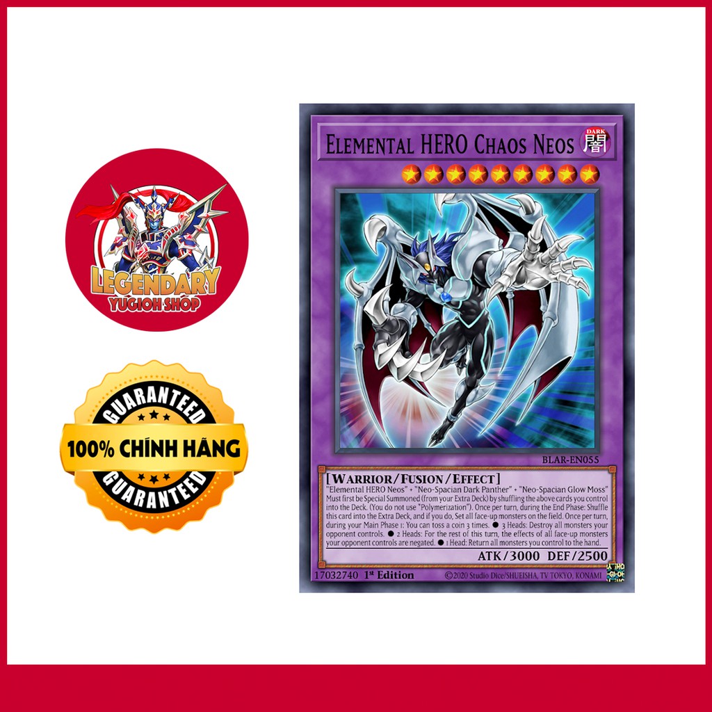 [EN][Thẻ Bài Yugioh Chính Hãng] Elemental HERO Chaos Neos