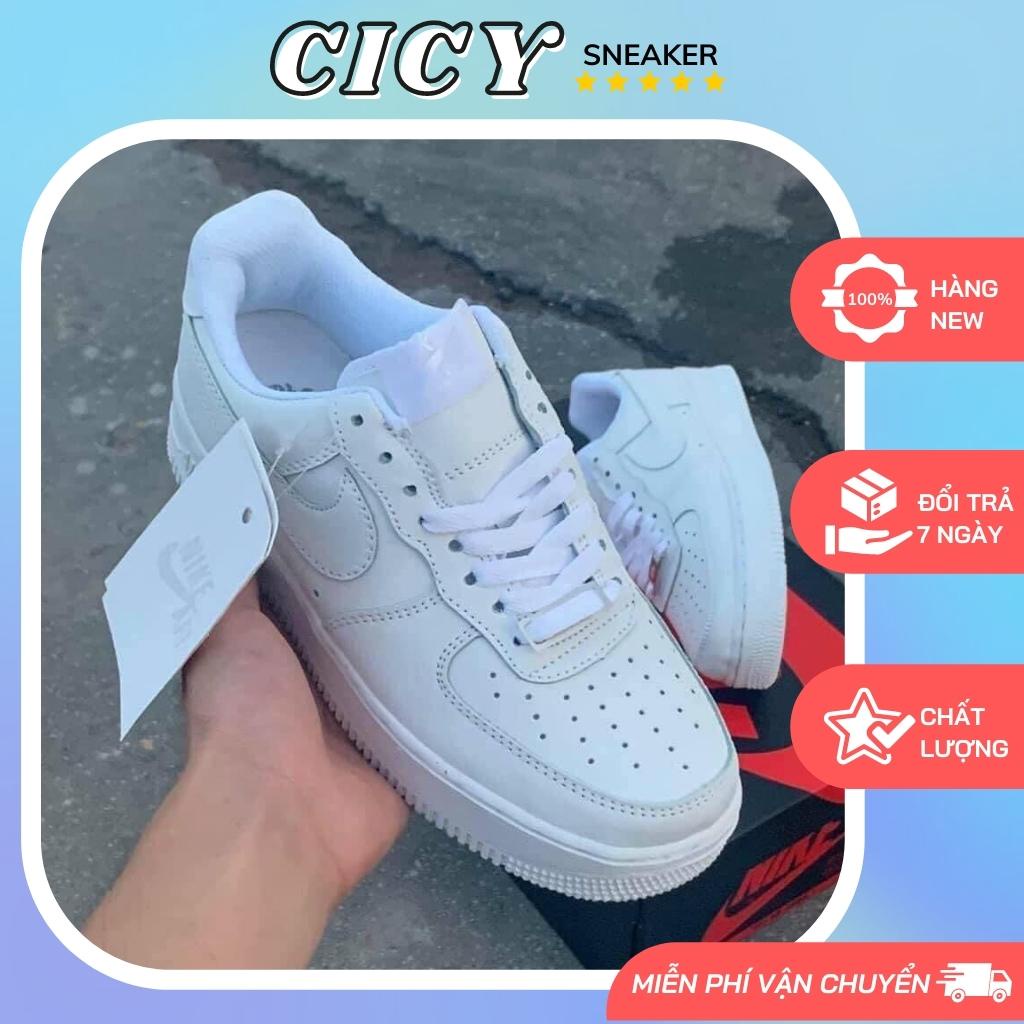 Giày 𝐍𝐢𝐤𝐞 air force 1 trắng nam nữ, Giày 𝐍𝐢𝐤𝐞 Trắng AF1 Sneaker giá rẻ xin đánh giá full box bill