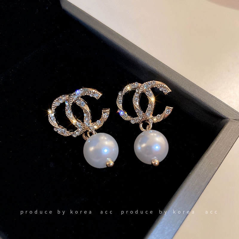 Bông Tai Mạ Bạc 925 Đính Ngọc Trai Sang Trọng 2022