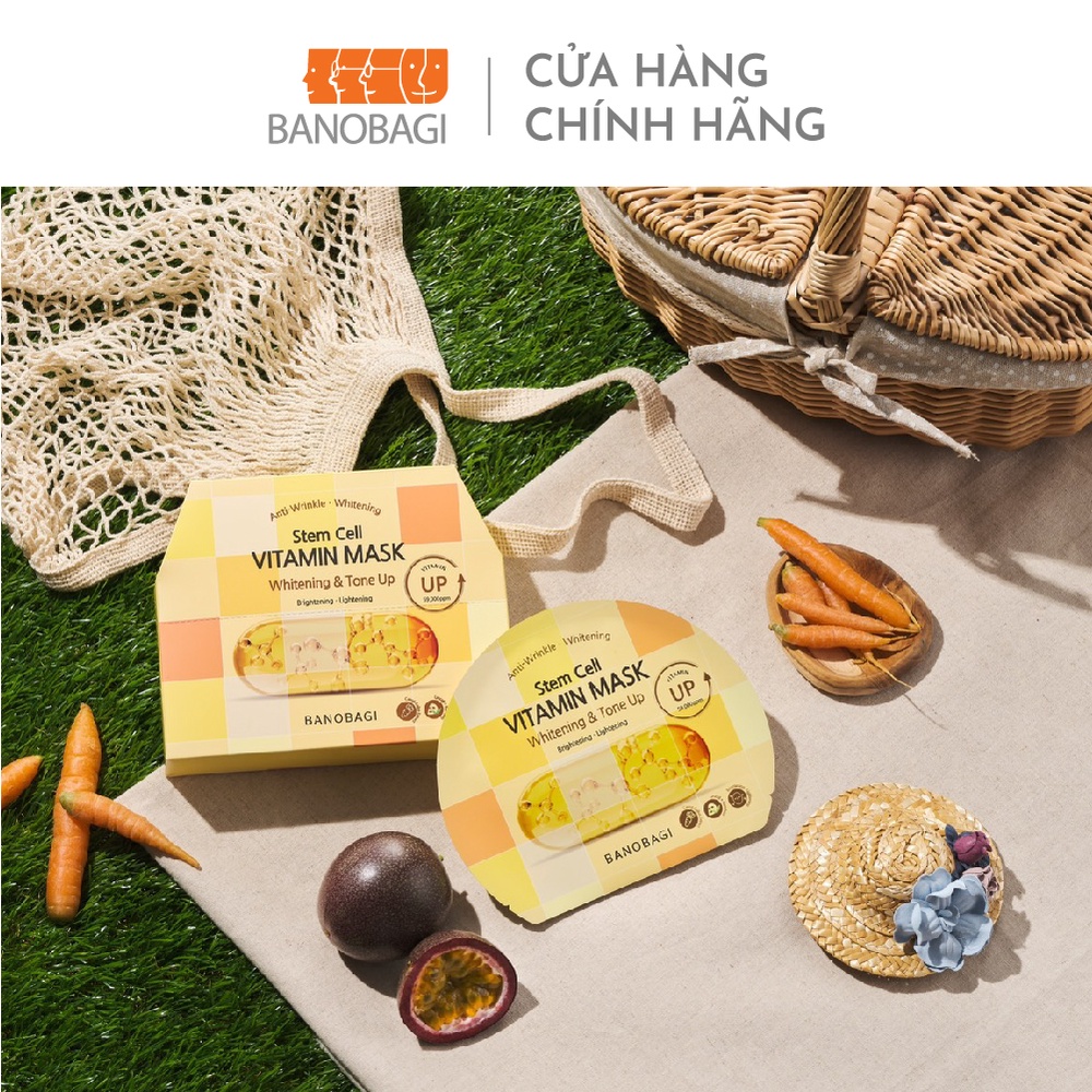 Mặt Nạ Dưỡng Ẩm Trắng Da BANOBAGI Stem Cell Vitamin Mask 30ml | BigBuy360 - bigbuy360.vn