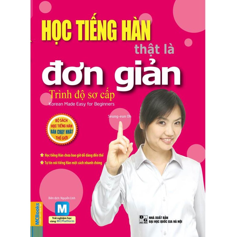 Sách - Học tiếng Hàn thật là đơn giản (mới bắt đầu, sơ cấp, sơ trung cấp, trung cấp, giao tiếp hàng ngày)