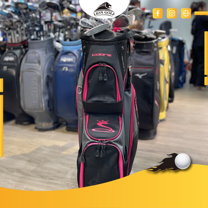 Cả bộ túi+gậy Golf Cobra FullSET LING COBRA XL SPEED