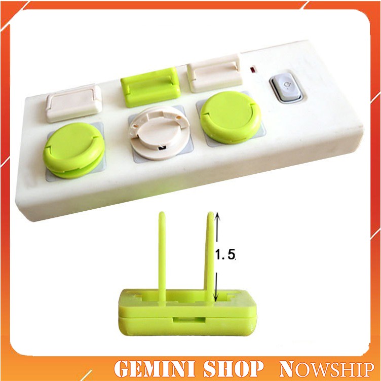 Bịt ổ điện 2 chân cao cấp chống giật nhỏ gọn chắc chắn bảo vệ an toàn cho bé A23