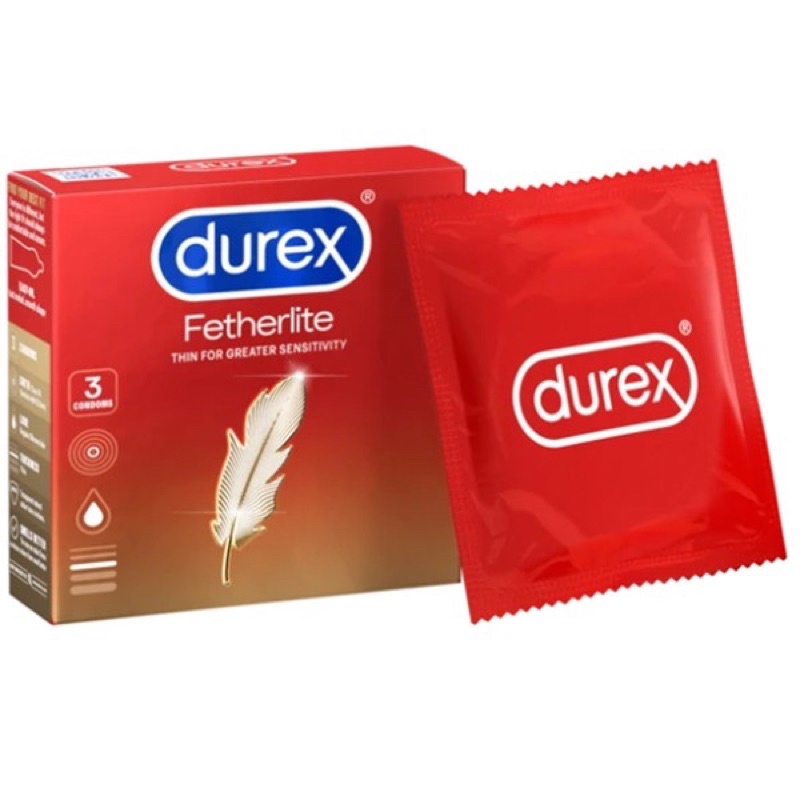 bao cao su durex Fetherlite hộp 3 chiếc