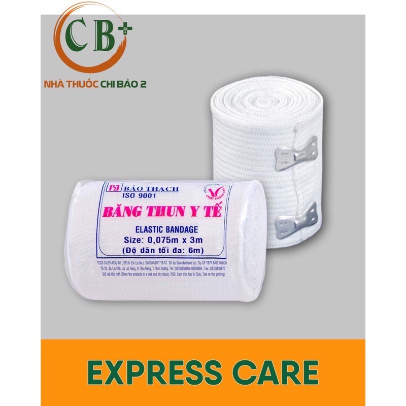 Băng Chun Băng Thun Bảo Thạch - Băng Đàn Hồi Băng Bó Vết Thương Chuyên Dụng Trong Y Tế.